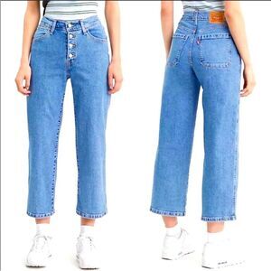 Levi’s Mile High Cropped Wide leg Jeans